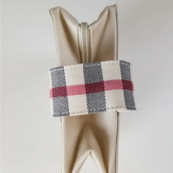 Burberry Cream Canvas Bag - Picture 1 of 9